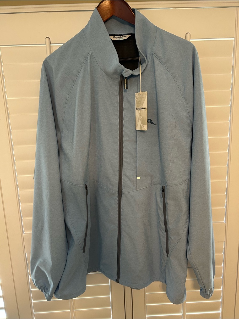 Tommy Bahama Men’s XXL On Par Jacket Blue Full Zip NWT Golf Performance